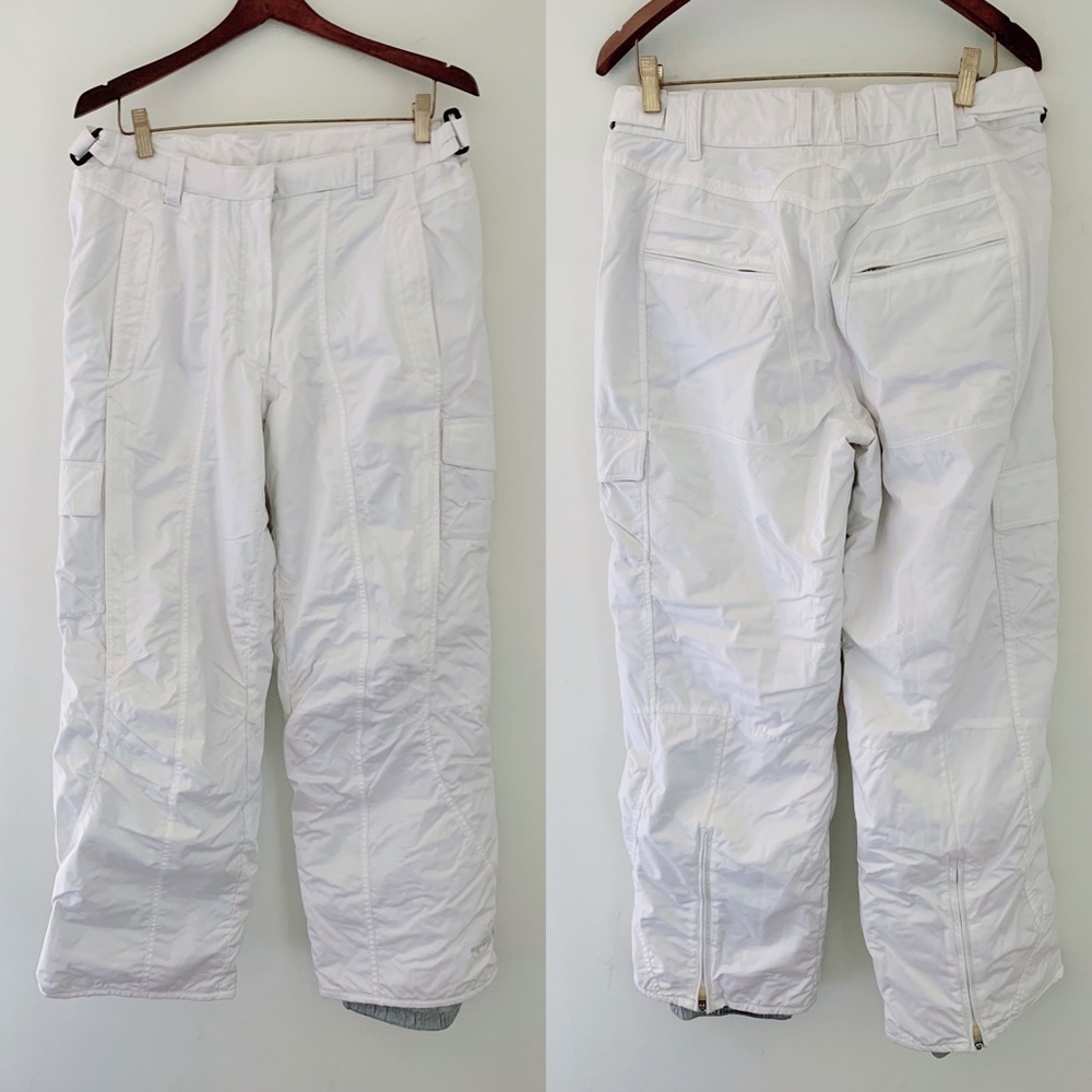 Obermeyer Womens White Alt3 Snowboard Pants Sz 12